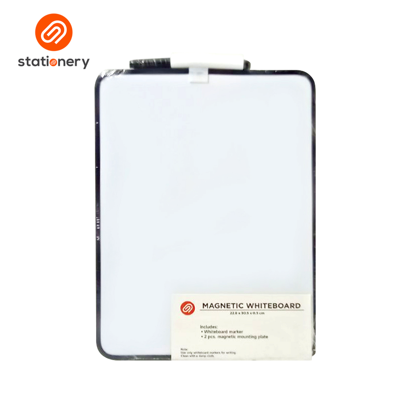 Magnetic Whiteboard with Colored Frame-zoom-