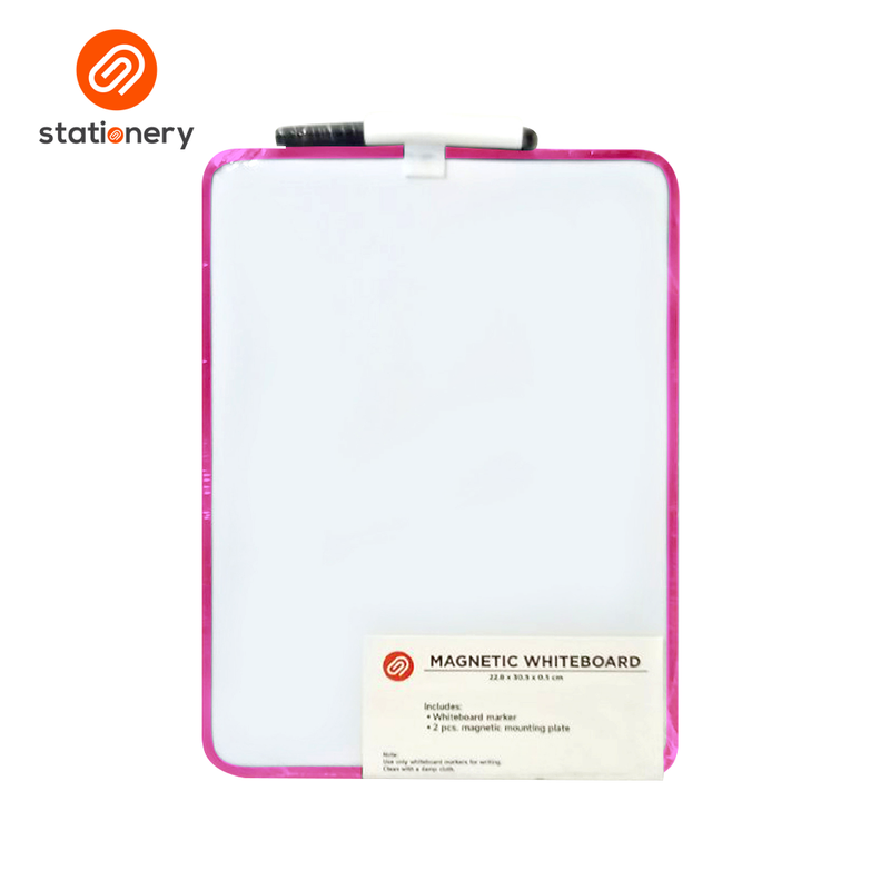 Magnetic Whiteboard with Colored Frame-zoom-
