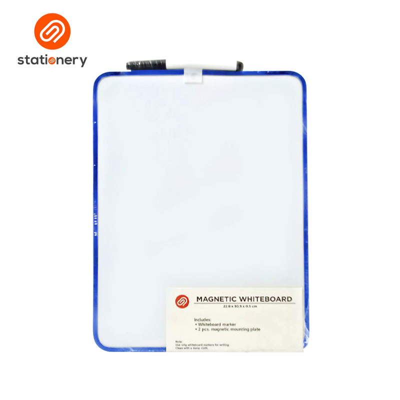 Magnetic Whiteboard with Colored Frame-zoom-