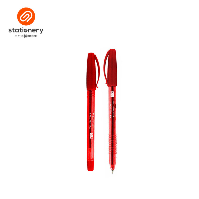 Faber Castell 1423 Ball Pen 0.5mm Pack of 2-zoom-