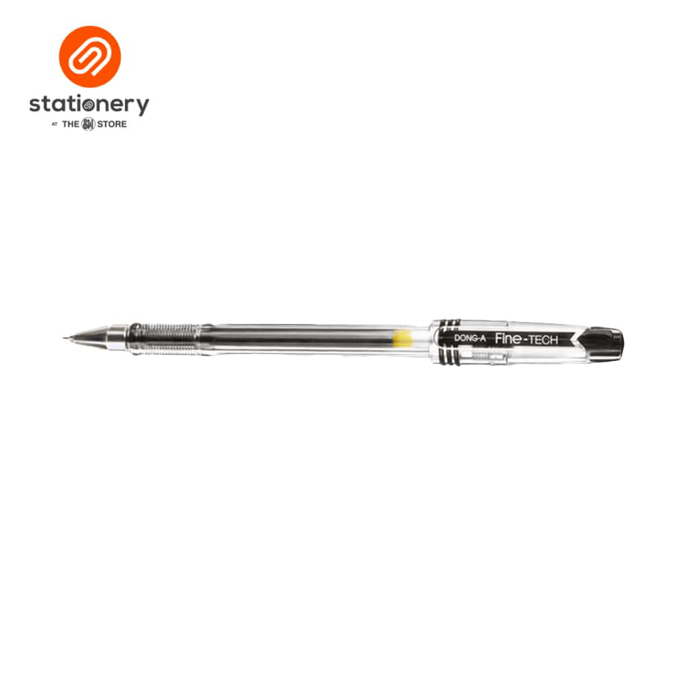 Dong-A Fine-Tech Gel Ink Rollerball Pen 0.4mm Black-zoom-2