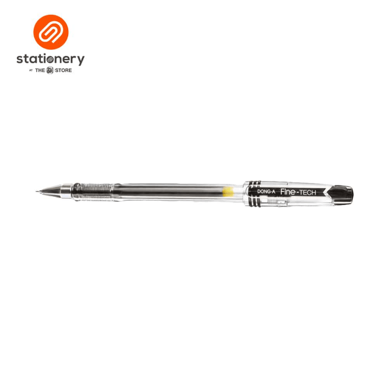Dong-A Fine-Tech Gel Ink Rollerball Pen 0.4mm Black-zoom-