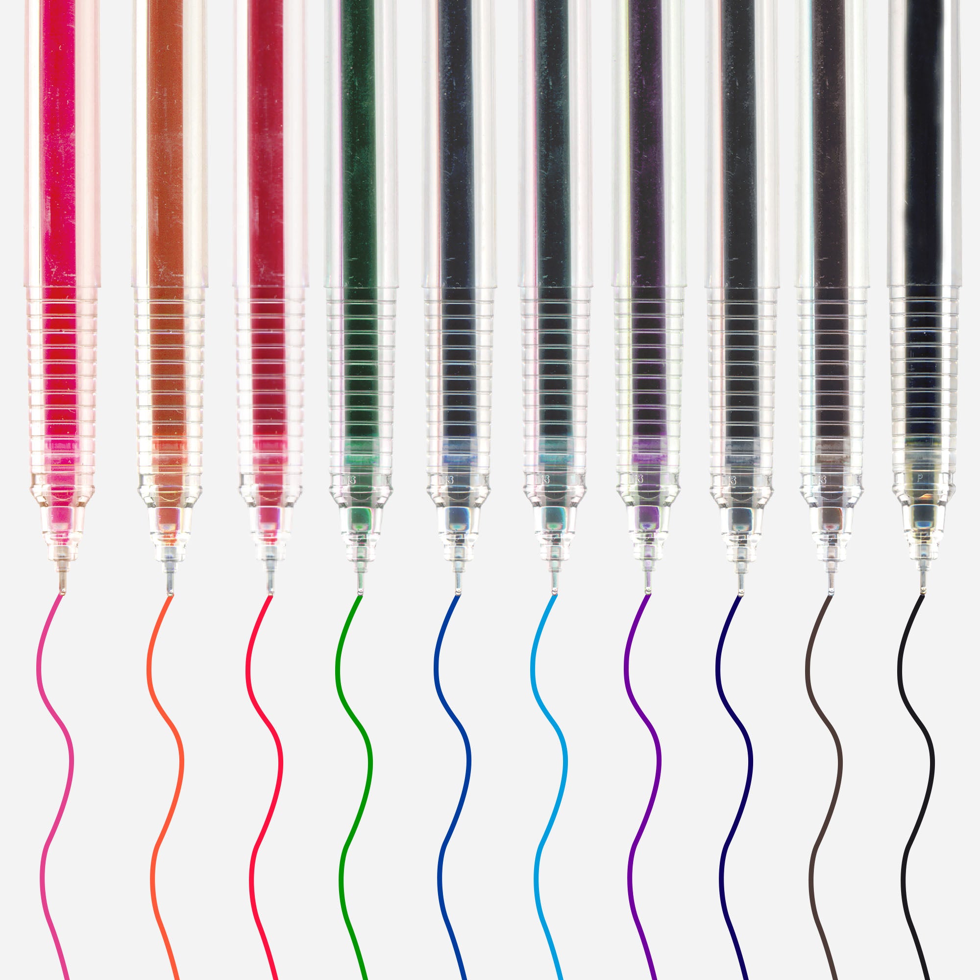 Dong A My Gel 0.5mm Gel Pen Set of 10 Multicolor-zoom-4