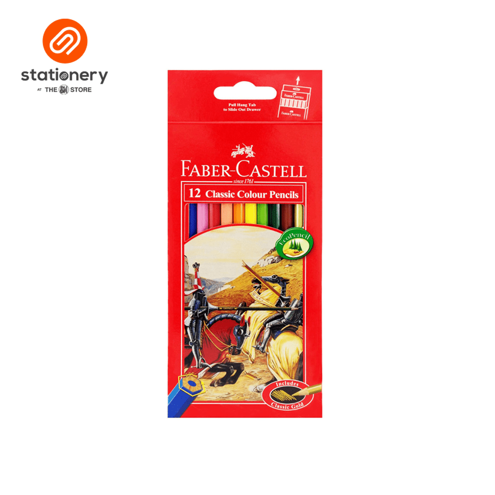 Faber Castell Classic Colour Pencils 12 Colors