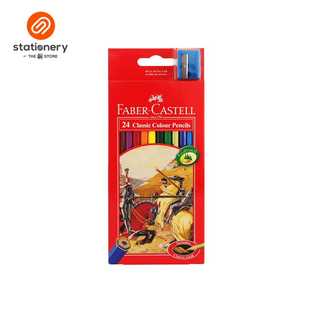 Faber Castell Classic Colour Pencils 24 Colors-2