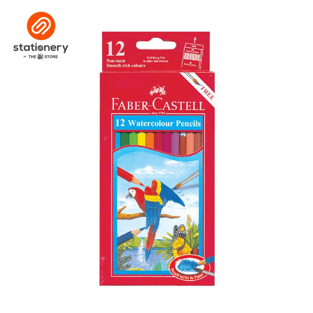 Faber Castell Watercolour Pencils 12 Colors-2