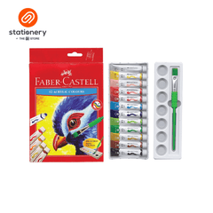 Faber Castell Acrylic Color Tubes 12ml 12 Colors