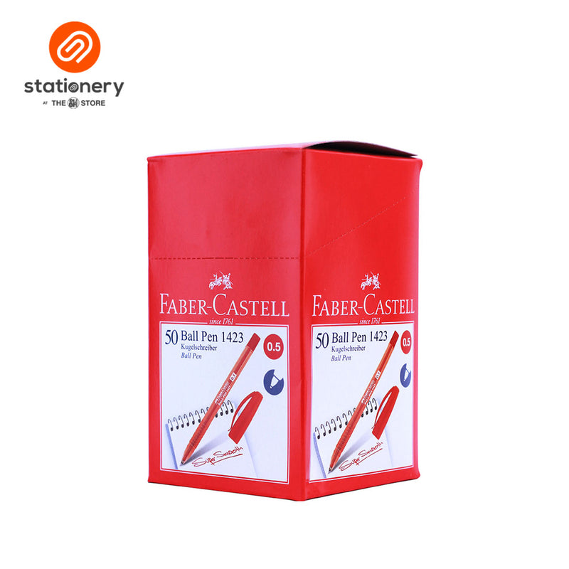 Faber Castell 1423 Ball Pen 0.5mm Box of 50-zoom-