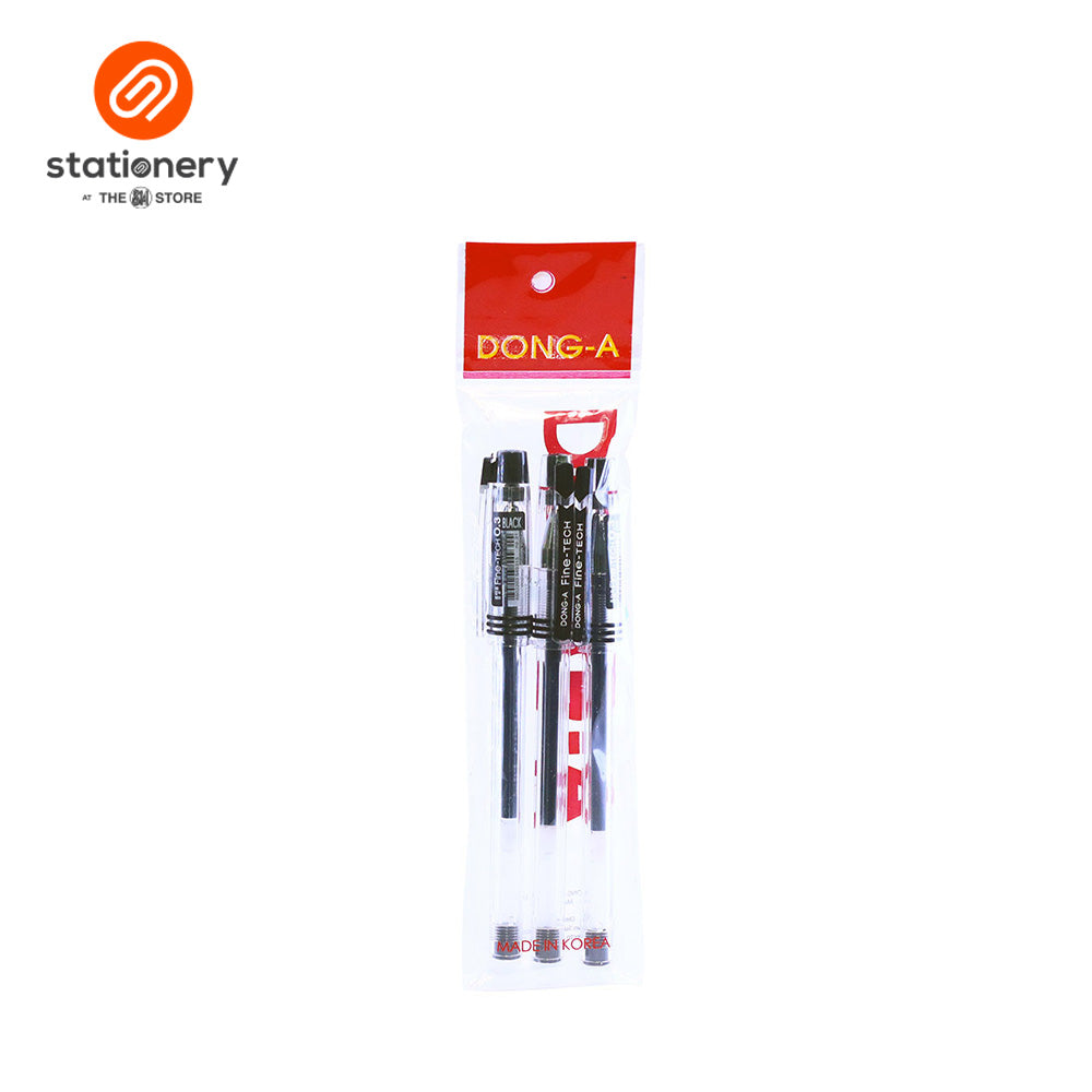 Dong A Finetech Gel Pen 0.3mm Pack of 3