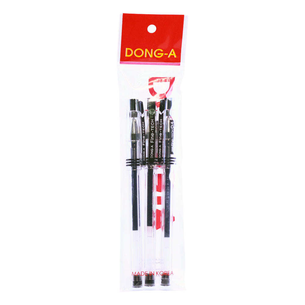 Dong A Finetech Gel Pen 0.4mm pack of 3-4