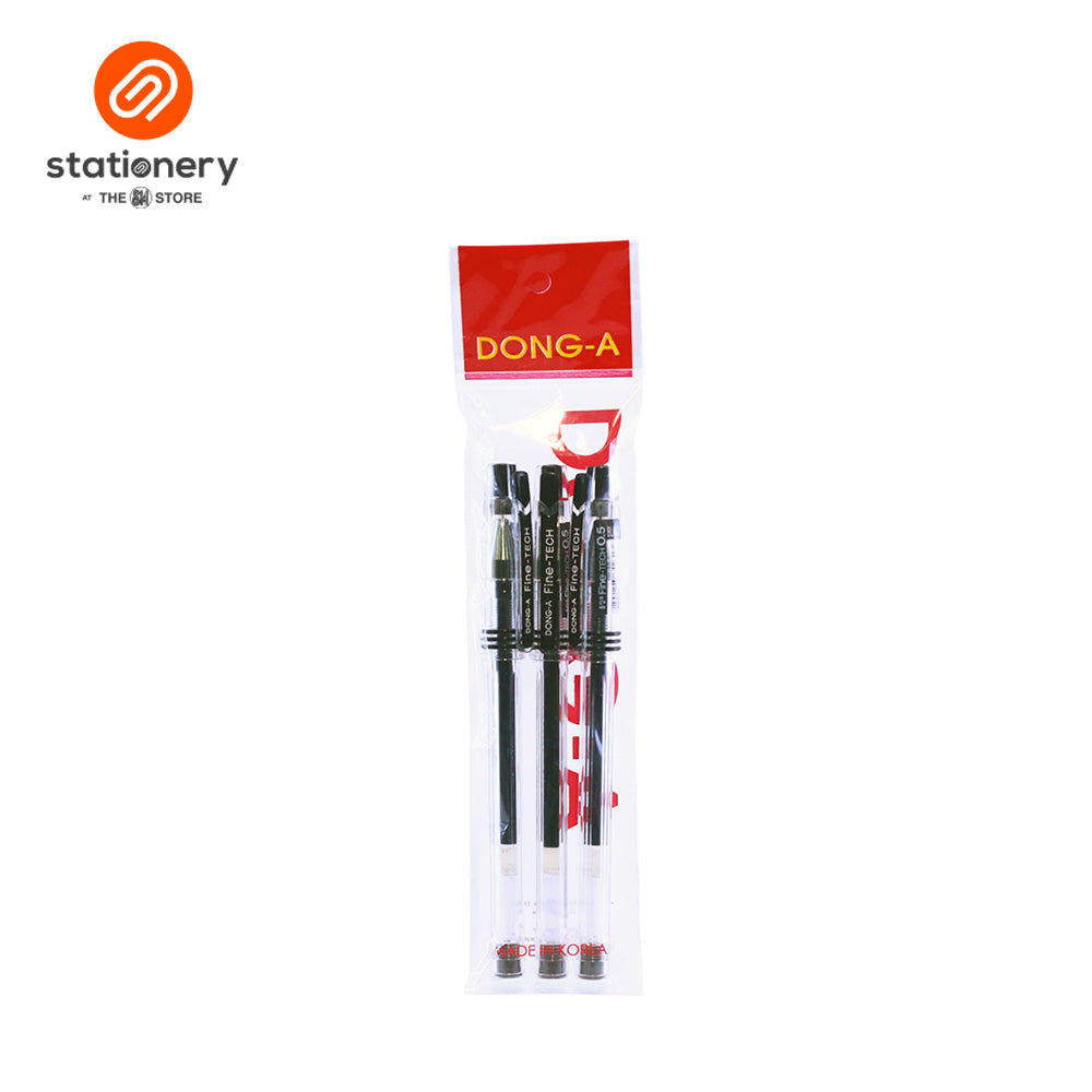 Dong A Finetech Gel Pen 0.5mm Pack of 3