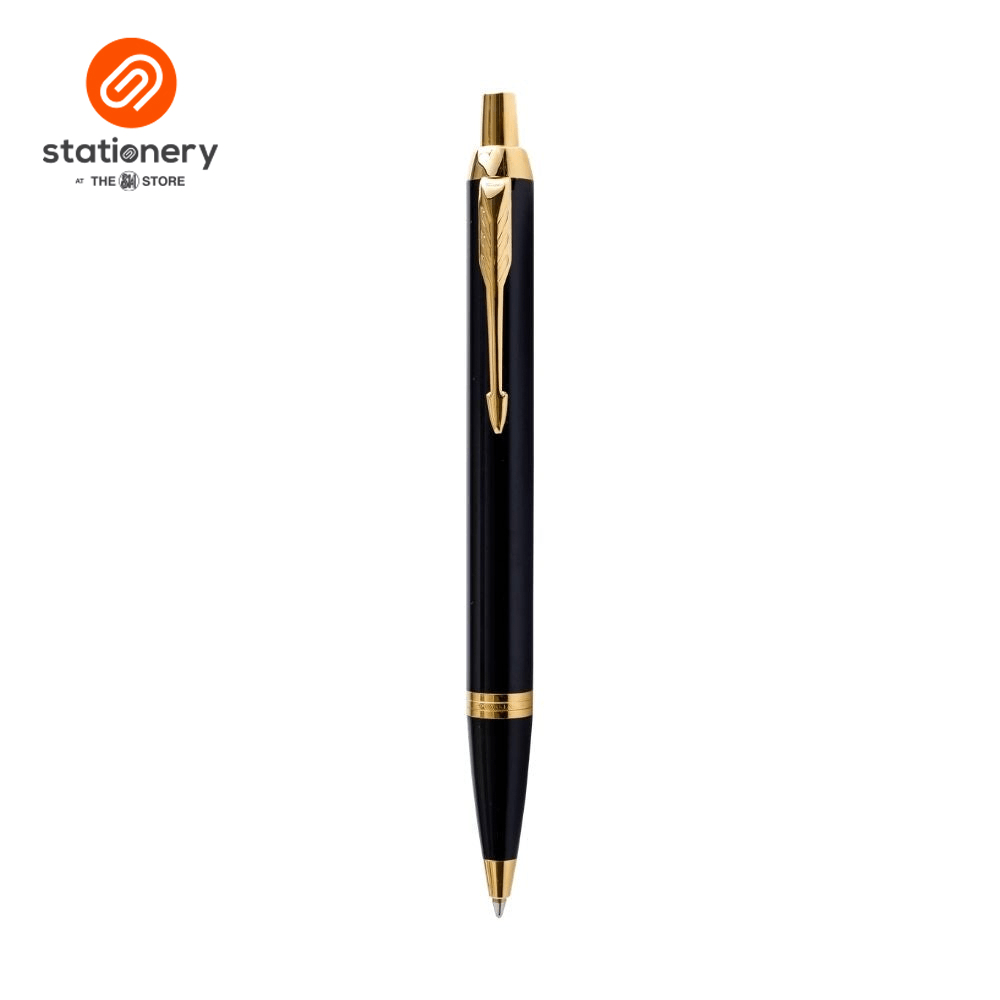 Parker IM Gold Trim Ballpoint Pen SM Stationery