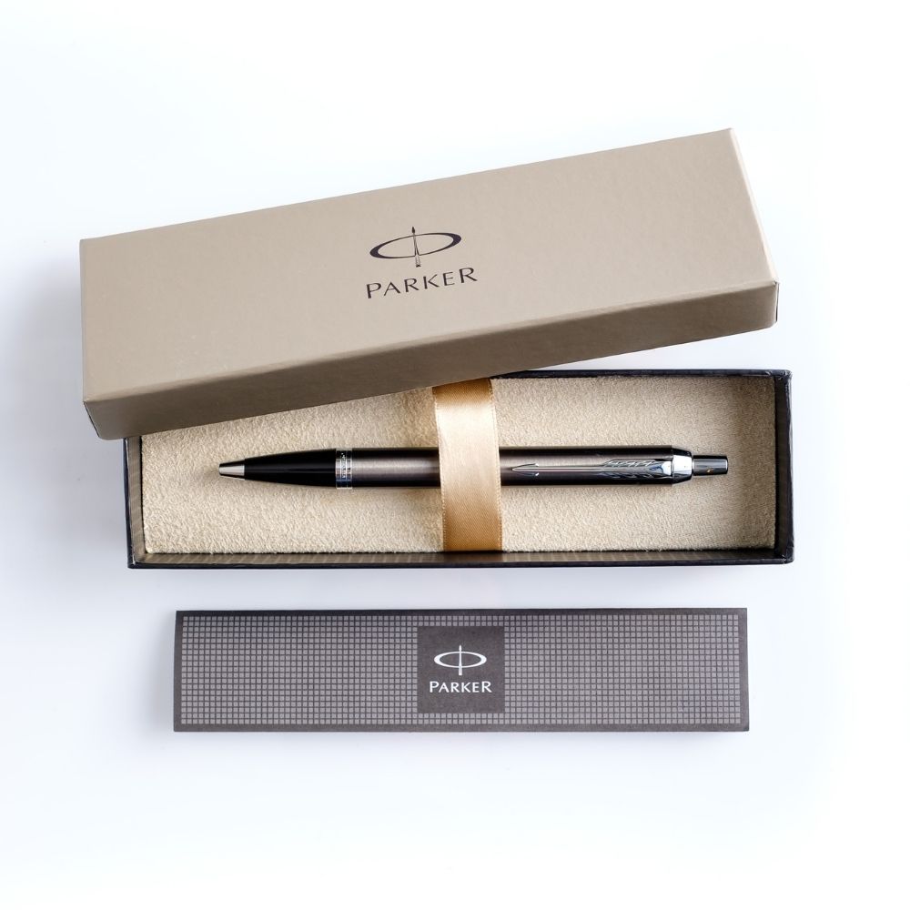 Parker IM Chrome Trim Ballpoint Pen