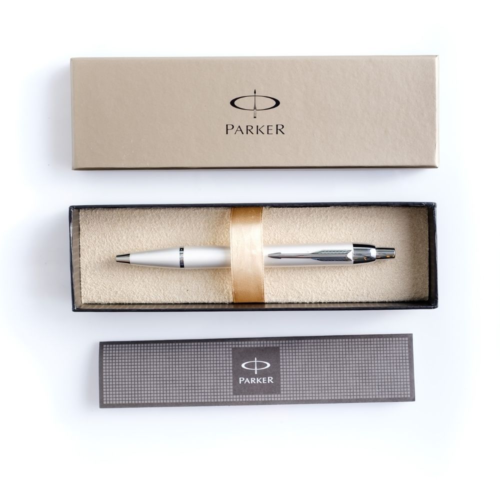 Parker IM Chrome Trim Ballpoint Pen