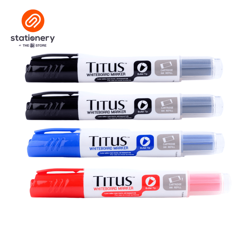 Titus Whiteboard Marker Cartridge Type Set of 4-zoom-