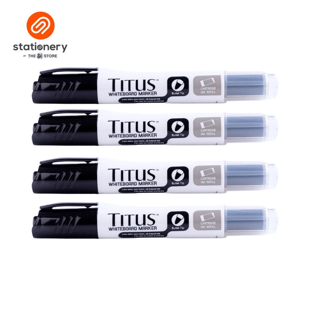 Titus Whiteboard Marker Cartridge Type Set of 4
