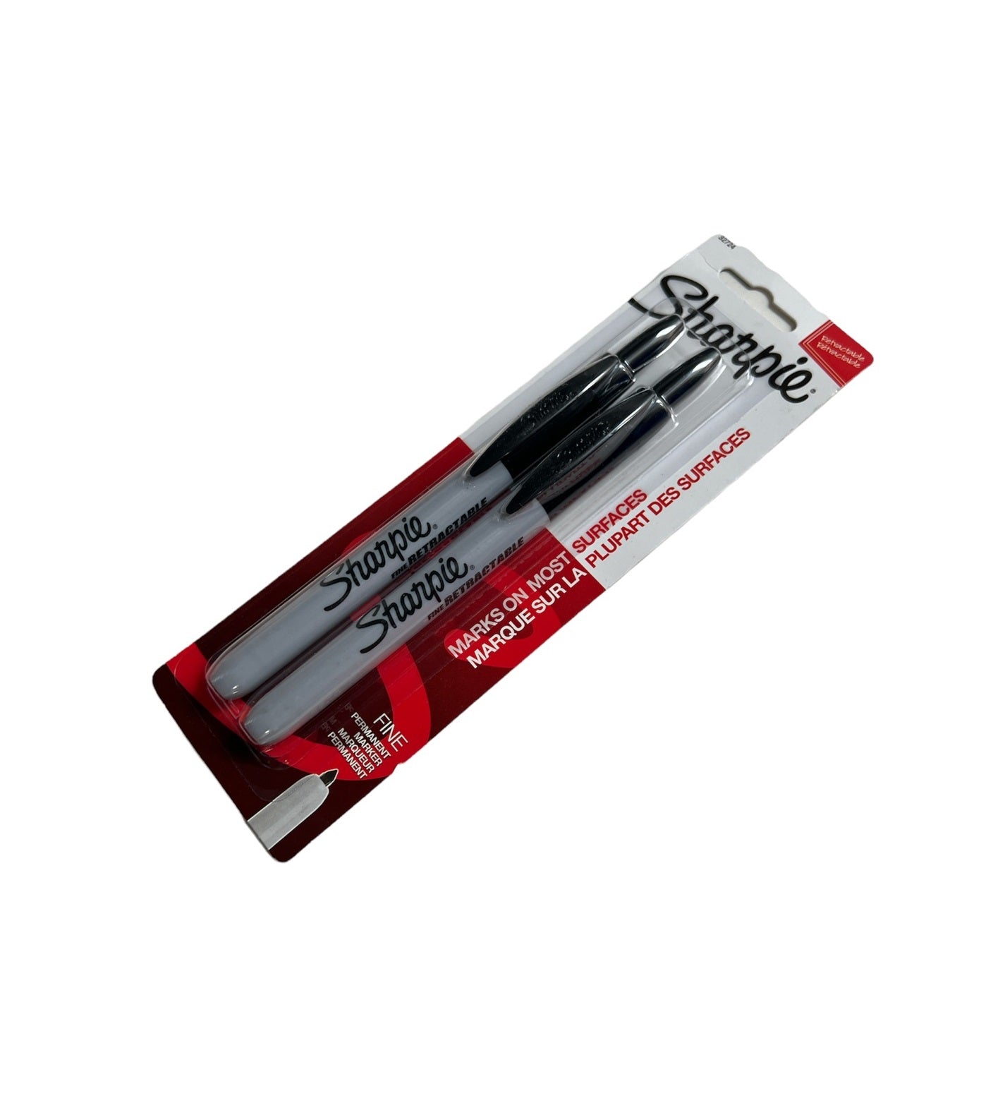 Sharpie Retractable Fine Point Permanent Markers Black-zoom-2