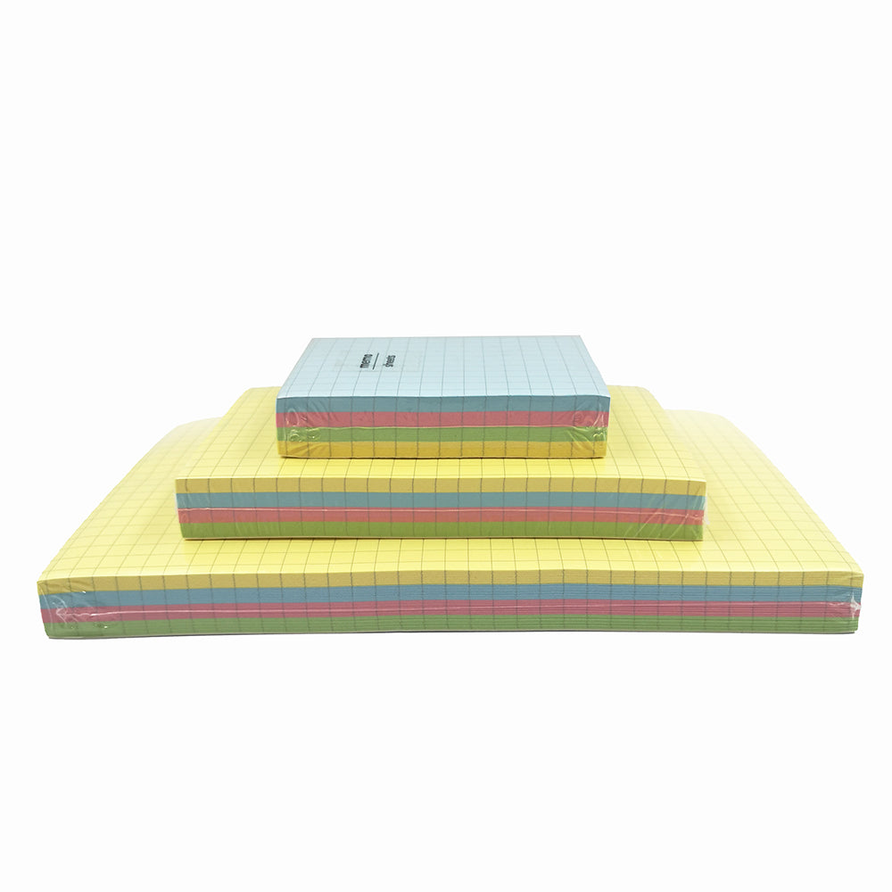 Padded Memo Pad Grid Colored Medium - 9x14cm