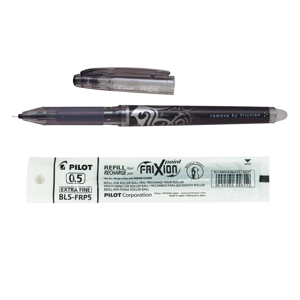 Pilot Frixion Point Erasable Gel Pen 0.5mm Black